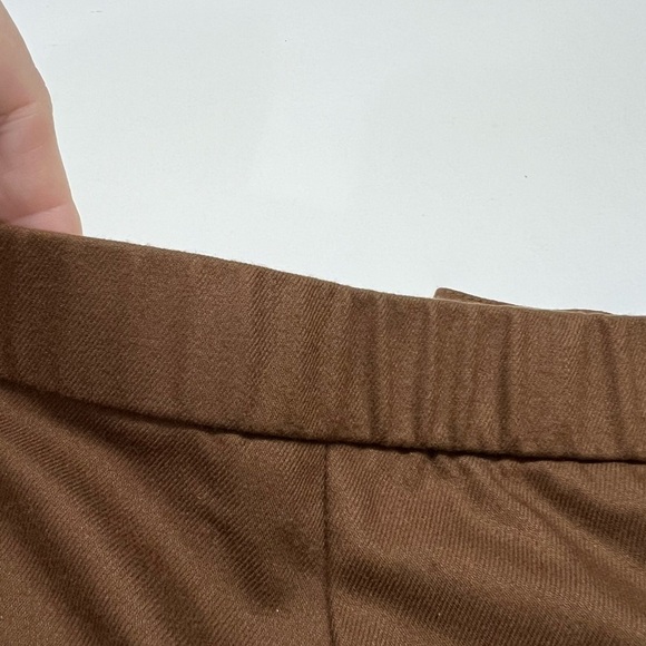 J Jill Pants Womens 14 Brown Wide Leg Pleated Pockets Office Career Work Casual - Picture 13 of 13